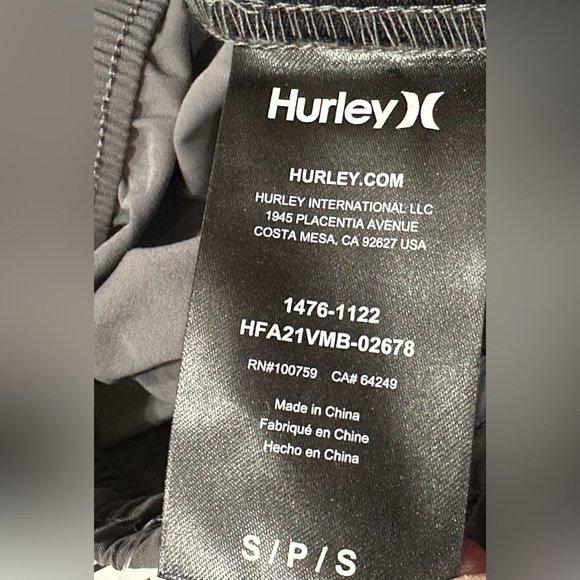 ✨NWT✨ Hurley: Men’s Exist Tapered Pants (Nylon/Spandex) -Size Small - Picture 9 of 10
